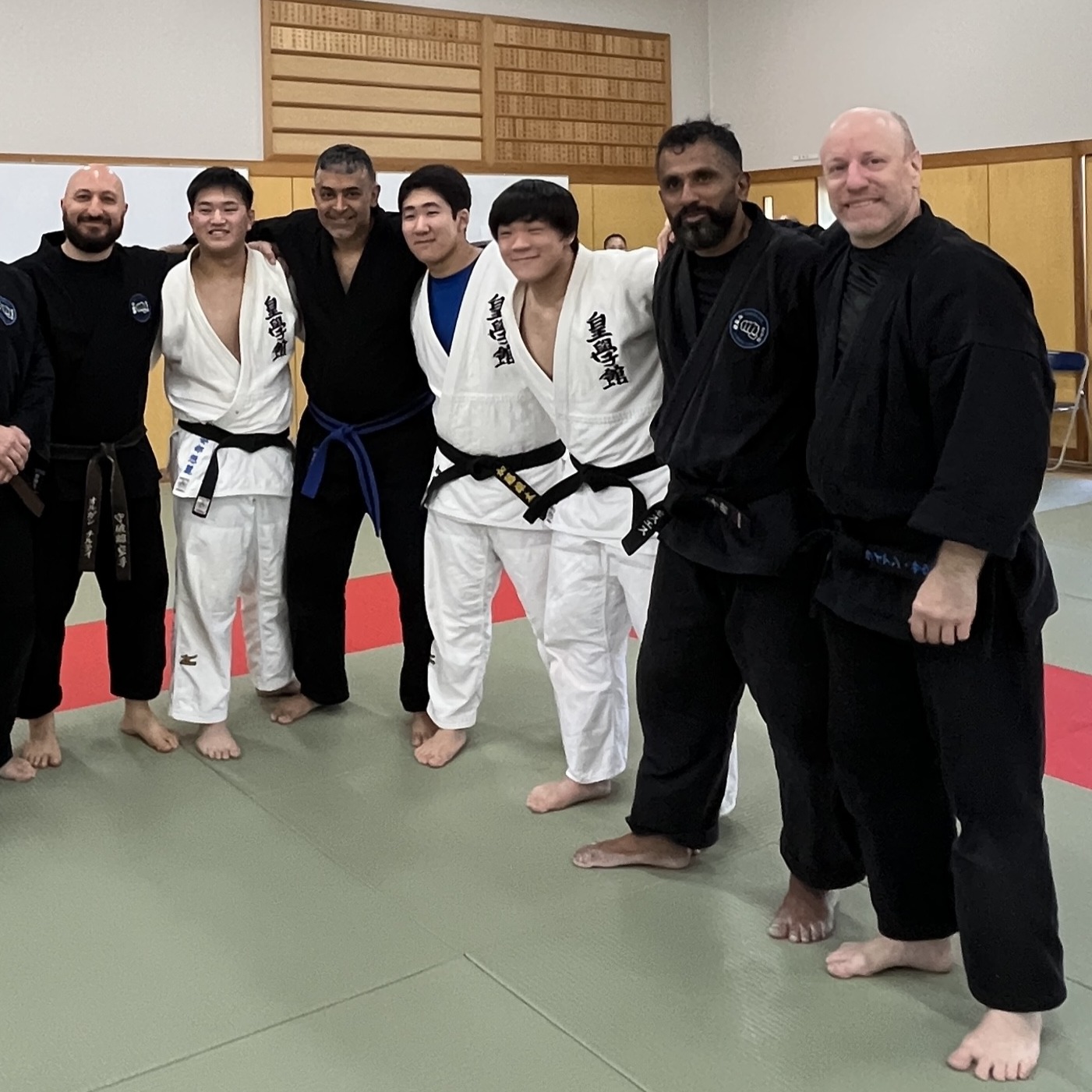Brian Southon of Shuhari Self Defence Cippenham learning Judo in Kogakkan school Japan