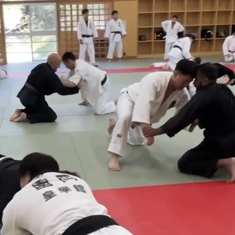 John Moses of Shuhari Self Defence Bracknell learning Judo in Kogakkan school Japan from Matsuda Taku Sensei John Moses of Shuhari Self Defence Bracknell learning Judo in Kogakkan school Japan from Matsuda Taku Sensei