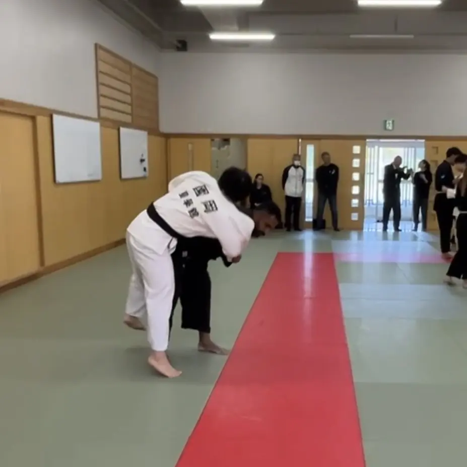John Moses of Shuhari Self Defence Bracknell learning Judo in Kogakkan school Japan from Matsuda Taku Sensei John Moses of Shuhari Self Defence Bracknell learning Judo in Kogakkan school Japan from Matsuda Taku Sensei