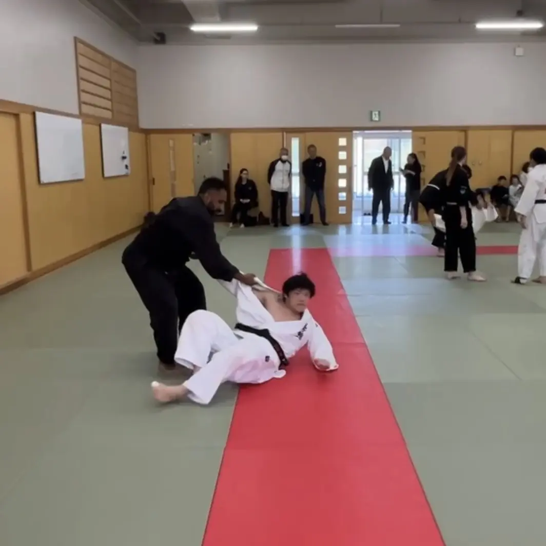 John Moses of Shuhari Self Defence Bracknell learning Judo in Kogakkan school Japan from Matsuda Taku Sensei John Moses of Shuhari Self Defence Bracknell learning Judo in Kogakkan school Japan from Matsuda Taku Sensei