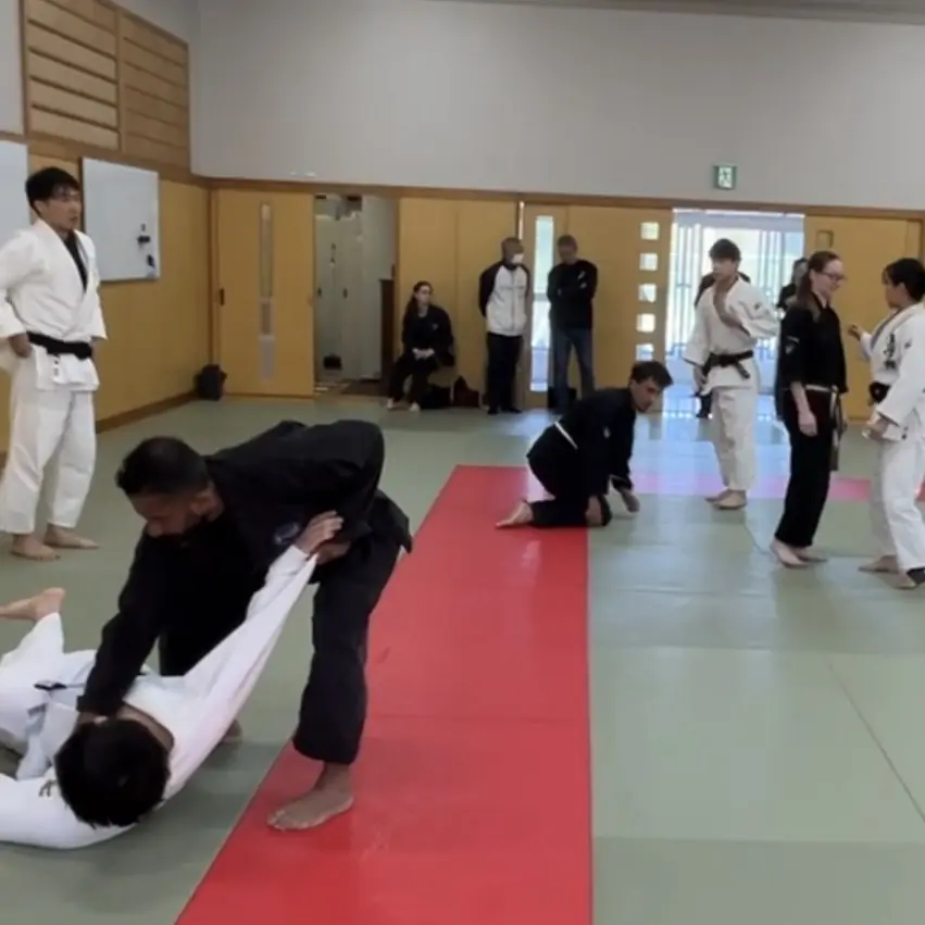 John Moses of Shuhari Self Defence Bracknell learning Judo in Kogakkan school Japan from Matsuda Taku Sensei John Moses of Shuhari Self Defence Bracknell learning Judo in Kogakkan school Japan from Matsuda Taku Sensei