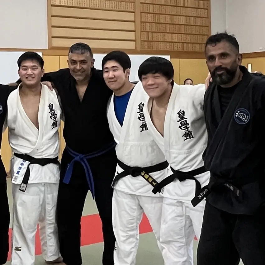 John Moses of Shuhari Self Defence Bracknell learning Judo in Kogakkan school Japan John Moses of Shuhari Self Defence Bracknell learning Judo in Kogakkan school Japan